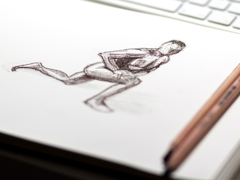 storyboard disegno-uomo