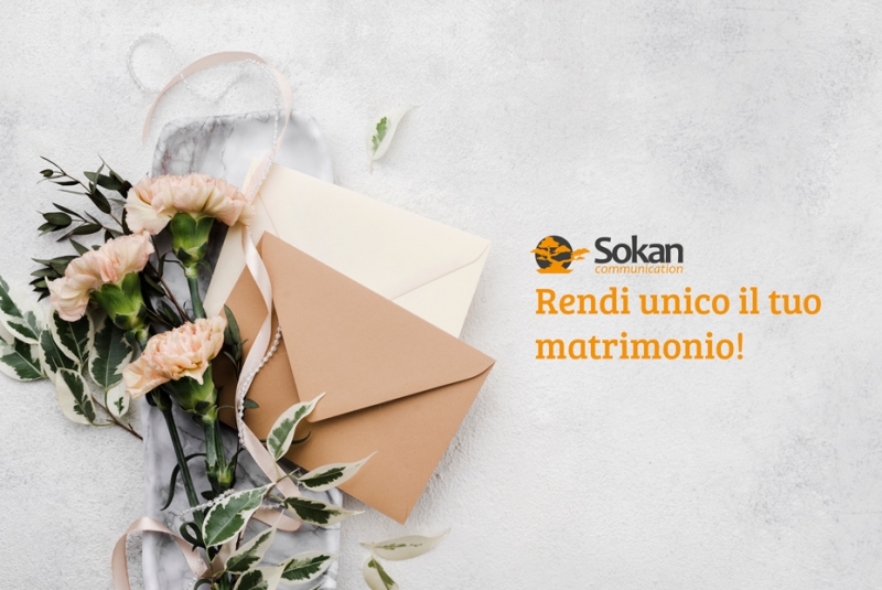 Sokan Communication - Partecipazioni e grafiche personalizzate, per un  matrimonio che parli di voi!